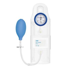 Trykinfusionspose 500 ml med manometer og pumpe – VBM engangsmodel til kontrolleret væskeinfusion