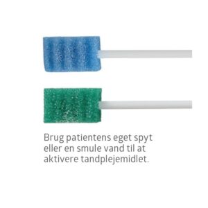 Sterile mundhygiejnesæt med sugeswabs, tandbørste og mundgel – til professionel pleje